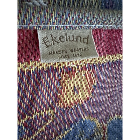 Ekelund Master Weavers Sweden Wall Hanging Tulips Floral  19.5” x  28.5” - Picture 6 of 7